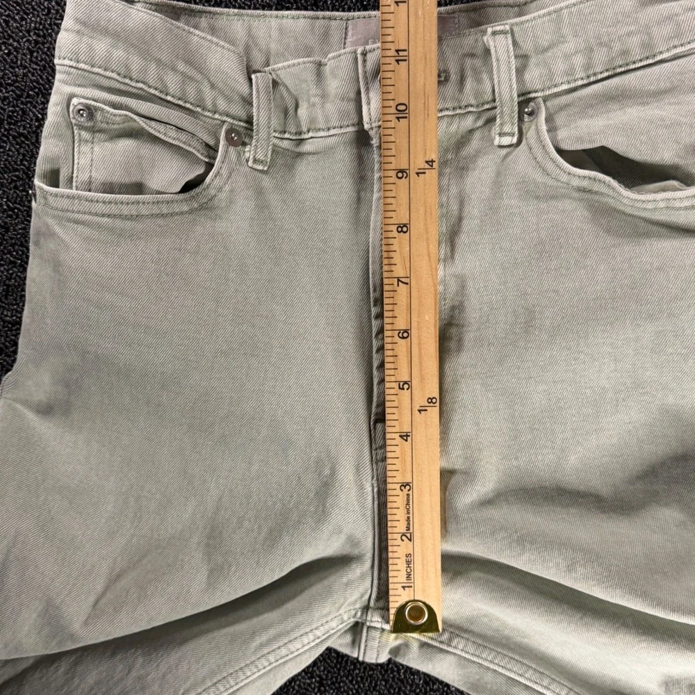 Everlane The Way High Jean Sage Green Womens 25R Organic Cotton‎ Straight Leg